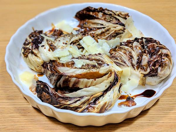 Grilled Radicchio With Parmesan | Recipe | Cuisine Fiend